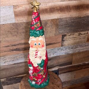 Vintage 1996 Trendmasters RARE Santa Gnome 24” Foam Blow Mold Christmas